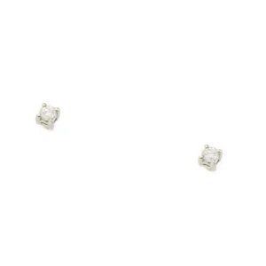 Roman Joyero Pendientes<DRECK pendientes pequeño de brillantes en oro 18 kilates