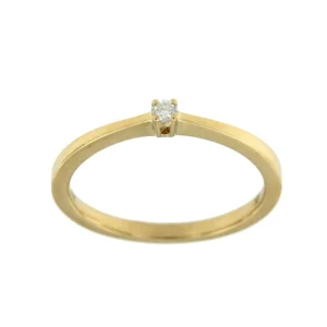 Roman Joyero Anillos<DREHER, anillo de compromiso fino en oro amarillo