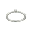 Roman Joyero Anillos<DREKI, anillo de compromiso extra fino en oro blanco
