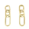 Roman Joyero Pendientes<DRERI pendiente oro amarillo 18 ktes tres eslabones grandes