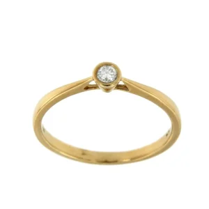 Roman Joyero Anillos<DRETINE, anillo de compromiso en oro amarillo