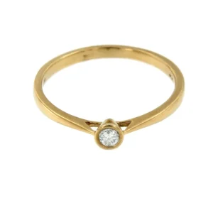 Roman Joyero Anillos<DRETINE, anillo de compromiso en oro amarillo