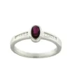 Roman Joyero Anillos<DREXLER, anillo solitario de rubí en oro blanco