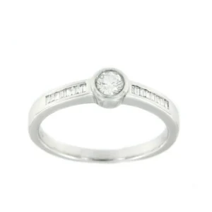 Roman Joyero Anillos<DRICHEN, anillo de compromiso en oro blanco