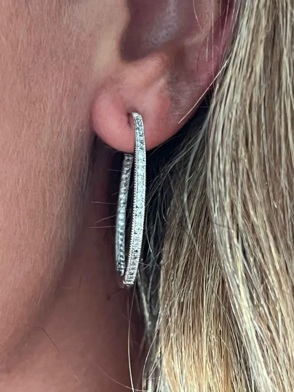 Roman Joyero Pendientes<EPIDAURO, pendientes de plata con circonitas