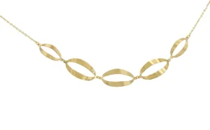 Roman Joyero Cadenas Y Gargantillas<ESLENE gargantilla oro amarillo de 18 kilates mate y brillo
