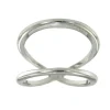 Roman Joyero Anillos<EUGENE, anillo de plata con 2 bandas.