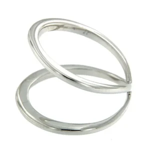Roman Joyero Anillos<EUGENE, anillo de plata con 2 bandas.