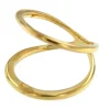 Roman Joyero Anillos<EUGENIA, anillo de plata dorado con 2 bandas.