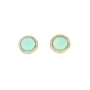 Roman Joyero Pendientes<EURICATRES, pendientes plata con circonitas y amazonite