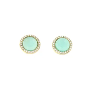 Roman Joyero Pendientes<EURICATRES, pendientes plata con circonitas y amazonite