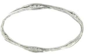 Roman Joyero Pulseras<EUROPA, pulsera rígida de plata rodiada.