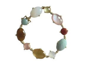 Roman Joyero Pulseras<FERRARI, pulsera de oro y diamantes con piedras naturales