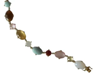Roman Joyero Pulseras<FERRARI, pulsera de oro y diamantes con piedras naturales