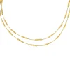 Roman Joyero Cadenas Y Gargantillas<FIDELITA cadena larga forzada con bolitas plata 1ª ley bañada oro