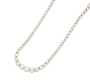 Roman Joyero Cadenas Y Gargantillas<Gargantilla ABBEVILLE riviere de brillantes en oro blanco de 18 kilates