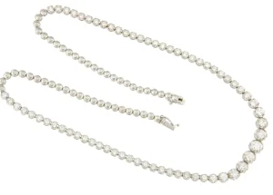 Roman Joyero Cadenas Y Gargantillas<Gargantilla ABBEVILLE riviere de brillantes en oro blanco de 18 kilates