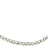 Roman Joyero Cadenas Y Gargantillas<Gargantilla AJACCIO riviere de oro blanco 18 kites con brillantes