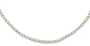 Roman Joyero Cadenas Y Gargantillas<Gargantilla AJACCIO riviere de oro blanco 18 kites con brillantes