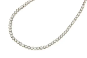 Roman Joyero Cadenas Y Gargantillas<Gargantilla AJACCIO riviere de oro blanco 18 kites con brillantes