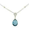 Roman Joyero Cadenas Y Gargantillas<Gargantilla AMIENS oro blanco y colgante de 18 ktes con brillantes.