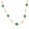 Roman Joyero Cadenas Y Gargantillas<Gargantilla con esmeraldas ILKER en oro amarillo de 18 ktes