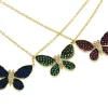 Roman Joyero Cadenas Y Gargantillas<Gargantilla de plata con mariposa con circonitas de colores