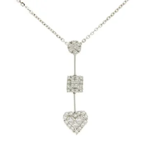 Roman Joyero Colgantes | Cadenas Y Gargantillas<Gargantilla DELFIN oro blanco de 18 ktes con brillantes y princesas