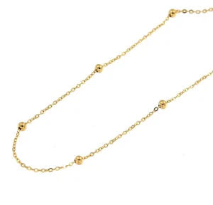 Roman Joyero Cadenas Y Gargantillas<Gargantilla ENISE en oro amarillo de 18 kilates con bolitas de oro