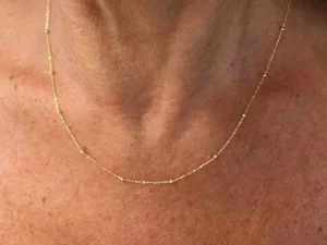 Roman Joyero Cadenas Y Gargantillas<Gargantilla ENISE en oro amarillo de 18 kilates con bolitas de oro