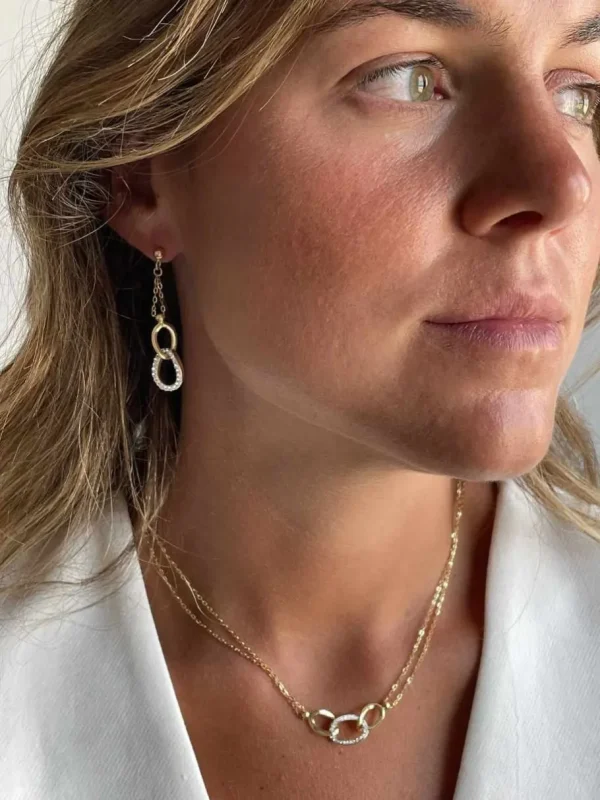 Roman Joyero Cadenas Y Gargantillas<Gargantilla ERDAL en oro amarillo de 18 kilates con circonitas