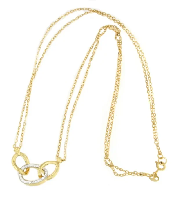 Roman Joyero Cadenas Y Gargantillas<Gargantilla ERDAL en oro amarillo de 18 kilates con circonitas