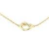 Roman Joyero Cadenas Y Gargantillas<Gargantilla fina de plata con baño de oro y lazada central
