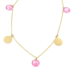 Roman Joyero Cadenas Y Gargantillas<Gargantilla GONCA en oro amarillo, chapitas y cuarzos
