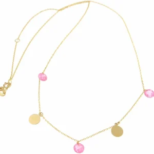 Roman Joyero Cadenas Y Gargantillas<Gargantilla GONCA en oro amarillo, chapitas y cuarzos