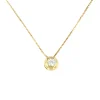 Roman Joyero Cadenas Y Gargantillas<Gargantilla LAGES dije y cadenita en oro amarillo de 18 ktes con circonita