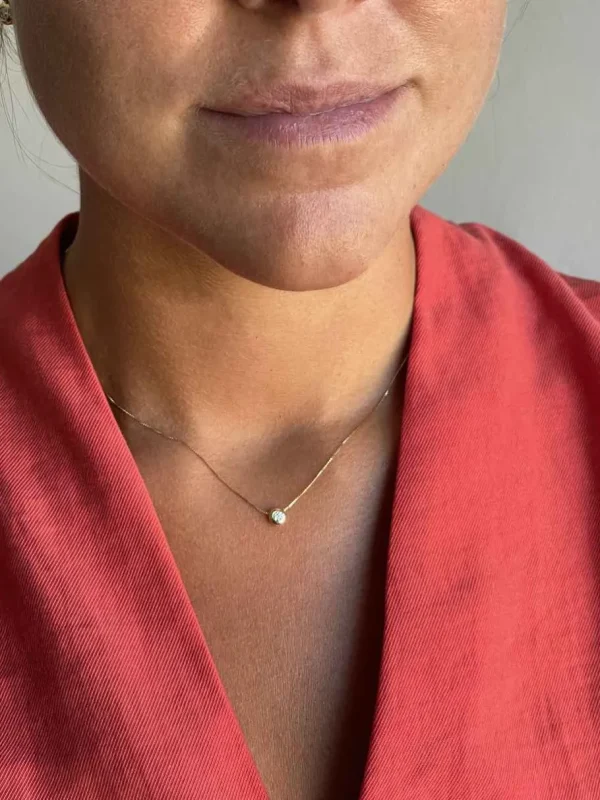 Roman Joyero Cadenas Y Gargantillas<Gargantilla LAGES dije y cadenita en oro amarillo de 18 ktes con circonita