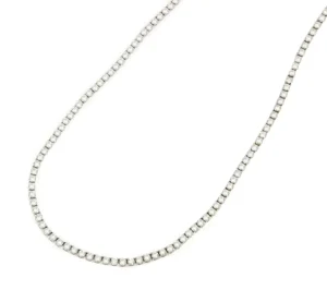Roman Joyero Cadenas Y Gargantillas<Gargantilla MENDE riviere de brillante en oro blanco de 18 ktes.