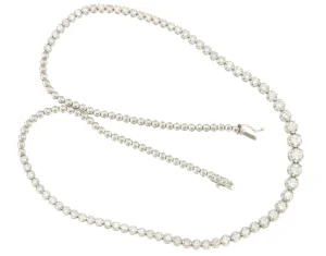 Roman Joyero Cadenas Y Gargantillas<Gargantilla MONTLUCON riviere oro blanco 18 ktes con brillantes en disminución