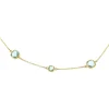 Roman Joyero Cadenas Y Gargantillas<Gargantilla NEVIN oro amarillo de 18 ktes con topacios azules