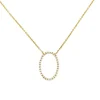 Roman Joyero Cadenas Y Gargantillas<Gargantilla PERUGIA oro amarillo 18 ktes y oval en brillantes