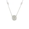 Roman Joyero Cadenas Y Gargantillas<Gargantilla RAYITO con colgante oro blanco 18 ktes y brillantes