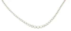 Roman Joyero Cadenas Y Gargantillas<Gargantilla TROYES riviere de brillante en disminución en oro blanco 18 ktes