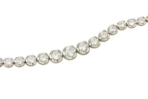 Roman Joyero Cadenas Y Gargantillas<Gargantilla VALENCE riviere brillantes oro blanco 18 ktes en disminución.
