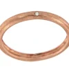 Roman Joyero Anillos<GAZANIA, anillo de plata rosada con circonita.