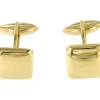 Roman Joyero Gemelos<Gemelos BEIRA de forma cuadrada en oro amarillo de 18 kilates