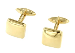 Roman Joyero Gemelos<Gemelos BEIRA de forma cuadrada en oro amarillo de 18 kilates