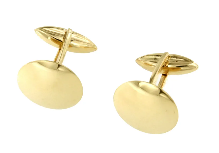 gemelos_braganza_oro_amar_1.webp Roman Joyero Gemelos<Gemelos BRAGANZA oro amarillo liso en 18 ktes