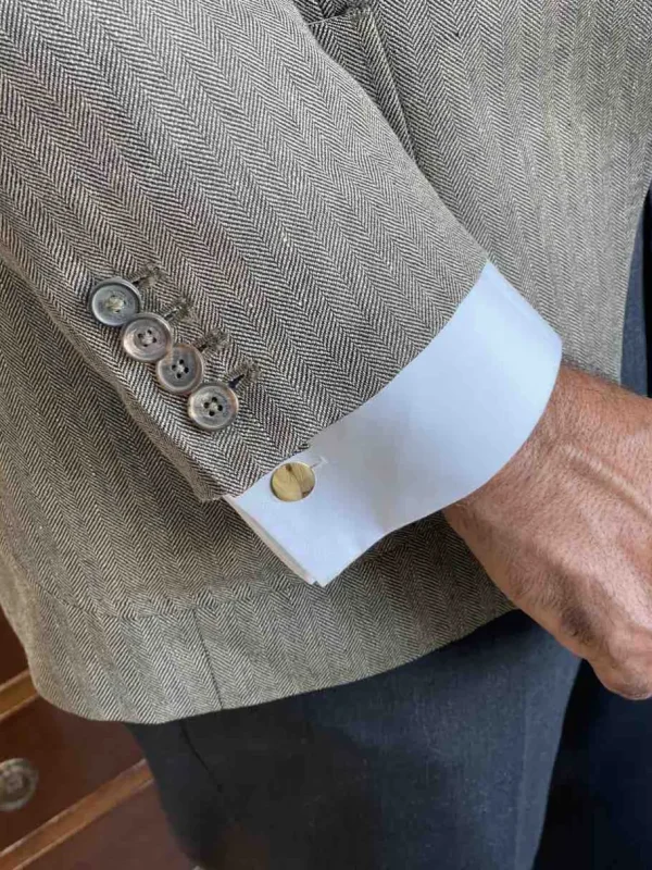 Roman Joyero Gemelos<Gemelos BRAGANZA oro amarillo liso en 18 ktes