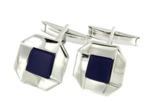 Roman Joyero Gemelos<Gemelos de caballero en plata con un diseño en octogonal.